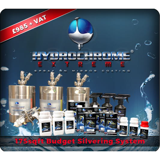 New Budget 175sqft Spray on Chrome Set Up