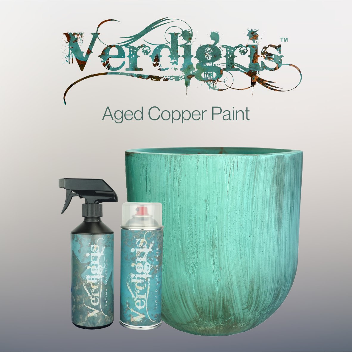 Making Verdigris Copper Lettering Verdigris™ Aged Copper Paint – Creative Paints Ltd
