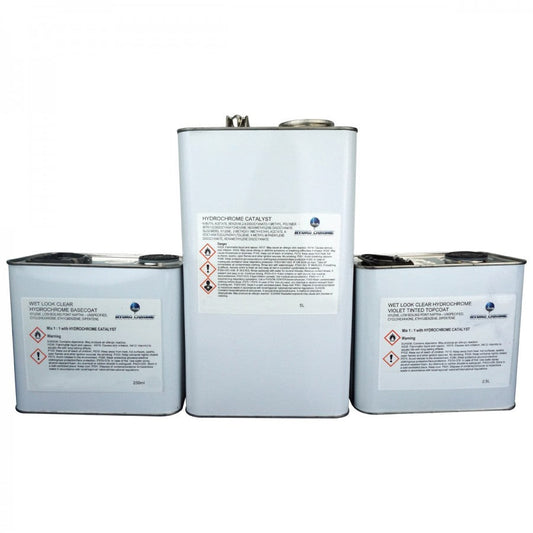 STANDARD Hydrochrome® Decorative USE ONLY Base coat topcoat kit 10 litre (includes curing agent)