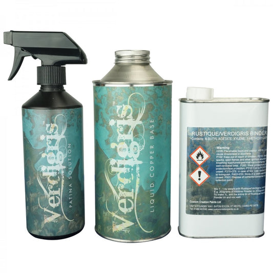 Verdigris™ - Spray on Aged Copper Paint Kit (large)