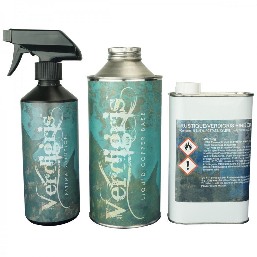 Verdigris™ - Spray on Aged Copper Paint Kit (medium)