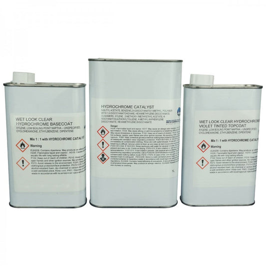 STANDARD Hydrochrome® Decorative USE ONLY Base coat topcoat kit 2 litre (includes curing agent)